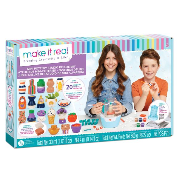 Mini Pottery Studio Deluxe Set on Sale