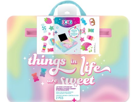 Life Is Sweet Lap Desk & Sticker Set on Sale