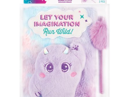 Imagination Land Wild Style Plush Journal and Pen Hot on Sale