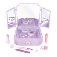 Deluxe Light Up Mirrored Vanity & Cosmetic Set Online Hot Sale