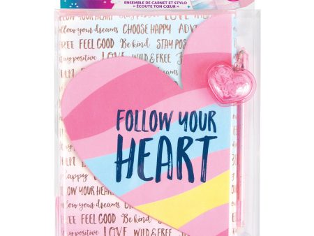 Follow Your Heart Journal and Pen Set Hot on Sale