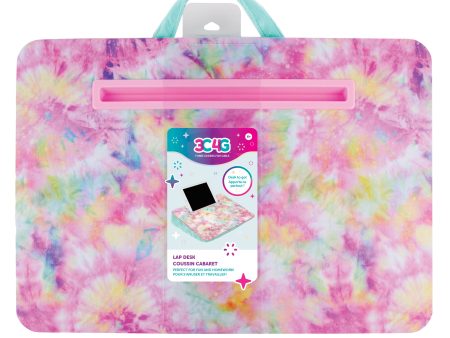 Pastel Tie Dye Faux Fur Lap Desk Discount