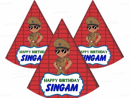 Little Singham Customized Theme Hat For Discount