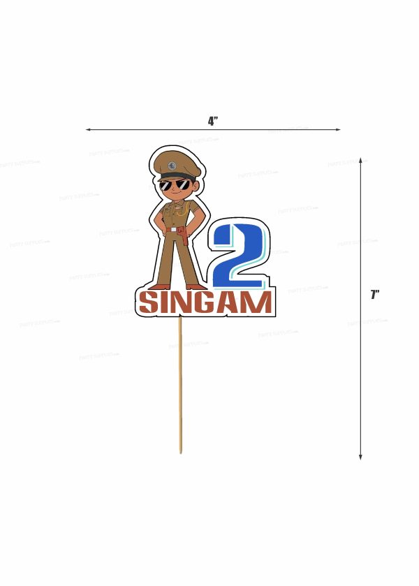 Little Singham  Theme  Customized Cake Topper Sale