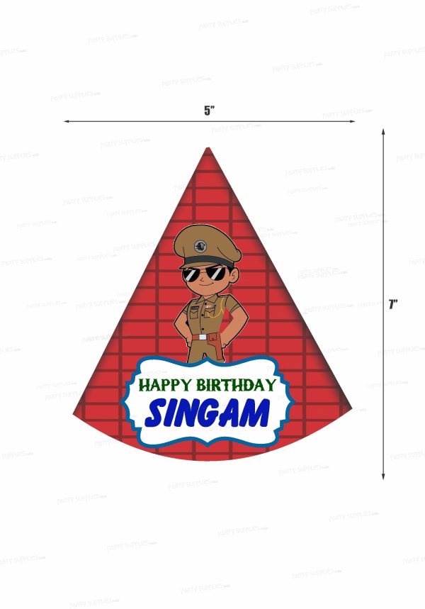 Little Singham Customized Theme Hat For Discount