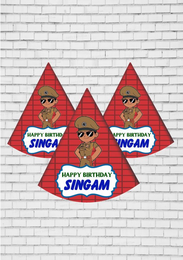 Little Singham Customized Theme Hat For Discount