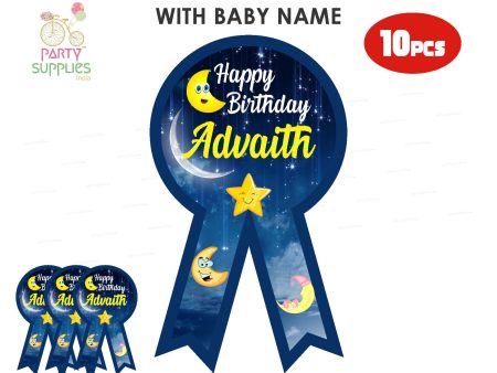 Twinkle Twinkle Little Star Boy Theme Badges on Sale