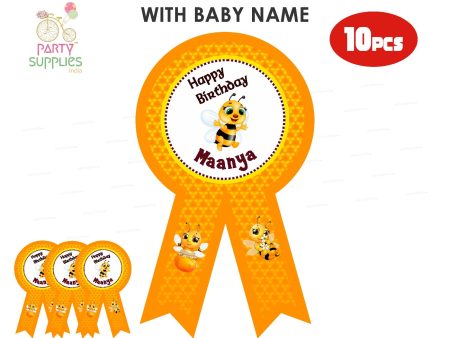 Bumble Bee Theme Badges Online