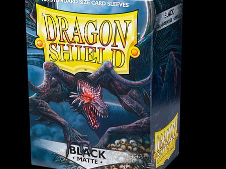 Dragon Shield - Matte Sleeves: Black (100ct) Online