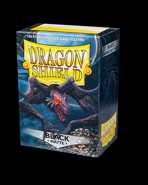 Dragon Shield - Matte Sleeves: Black (100ct) Online