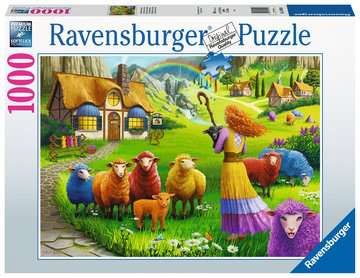 Puzzle - Ravensburger - The Happy Sheep Yarn Shop (1000 Pieces) For Sale