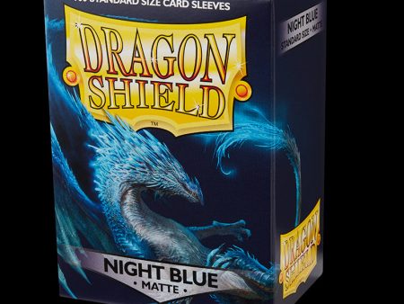 Dragon Shield - Matte Sleeves: Night Blue (100ct) For Cheap