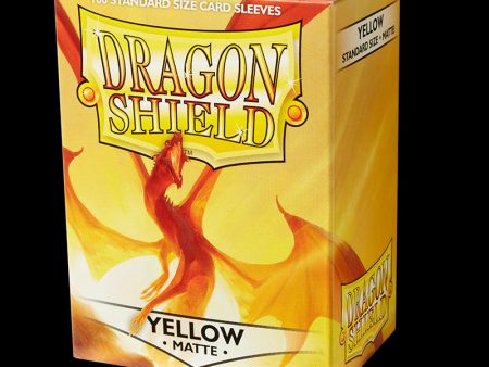 Dragon Shield - Matte Sleeves: Yellow (100ct) For Discount