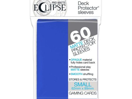 Ultra Pro - PRO-Matte Eclipse 60ct Matte Small Deck Protector Sleeves: Pacific Blue Supply