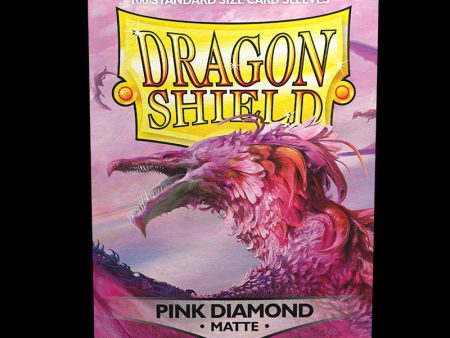 Dragon Shield - Matte Sleeves: Pink Diamond (100ct) Online