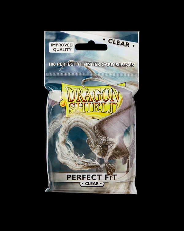 Dragon Shield - Toploading Perfect Fit Inner Sleeves - Clear (100ct) Online now