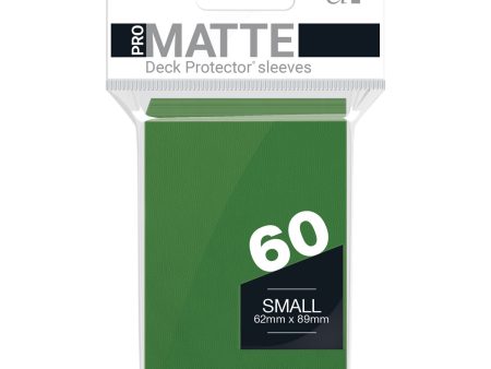 Ultra Pro - PRO-Matte 60ct Small Deck Protector® sleeves: Green Hot on Sale