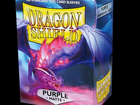 Dragon Shield - Matte Sleeves: Purple (100ct) Sale