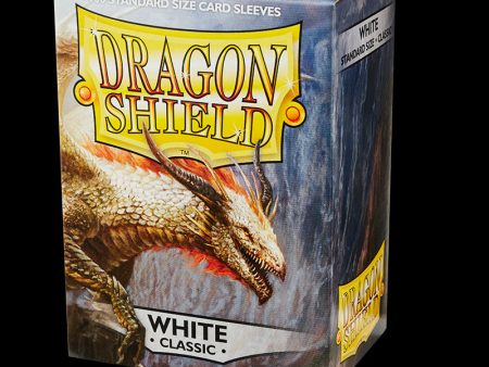 Dragon Shield - Classic Sleeves: White (100ct) Cheap